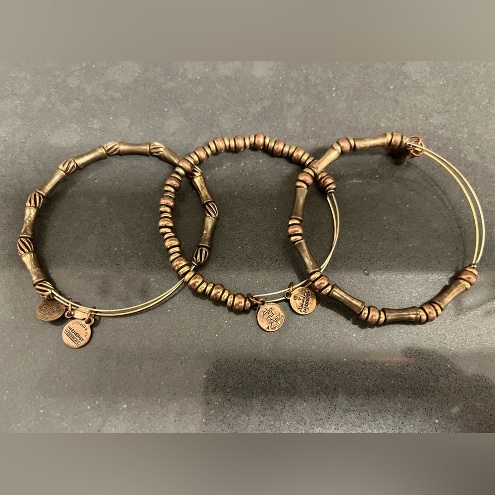 3 of my favorite Alex & Ani bracelets in perfect condition